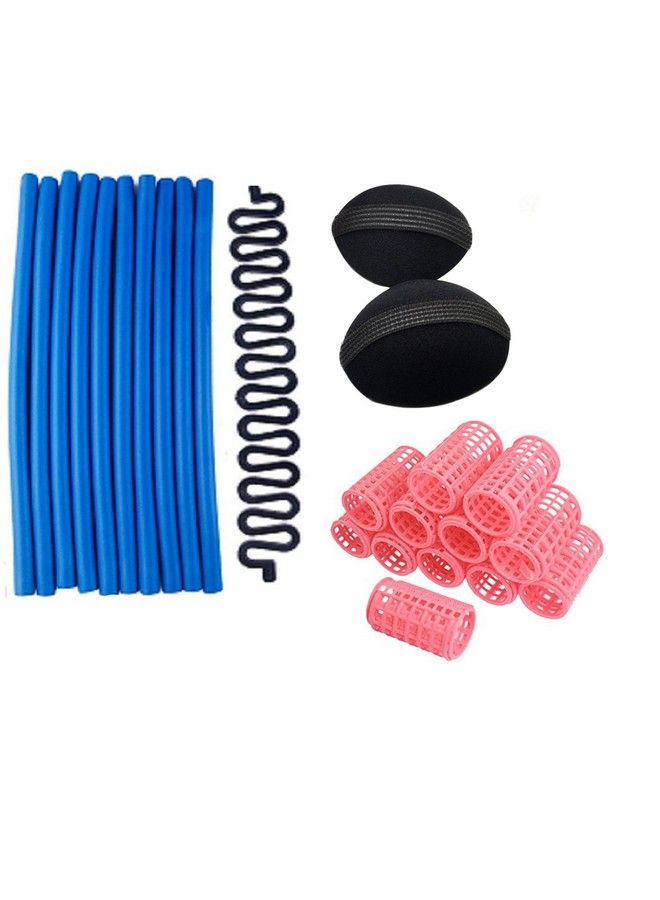 FOK Hair Accessory Combo Diy Hair Stylers For Girls And Women 21 Pieces - Image 1