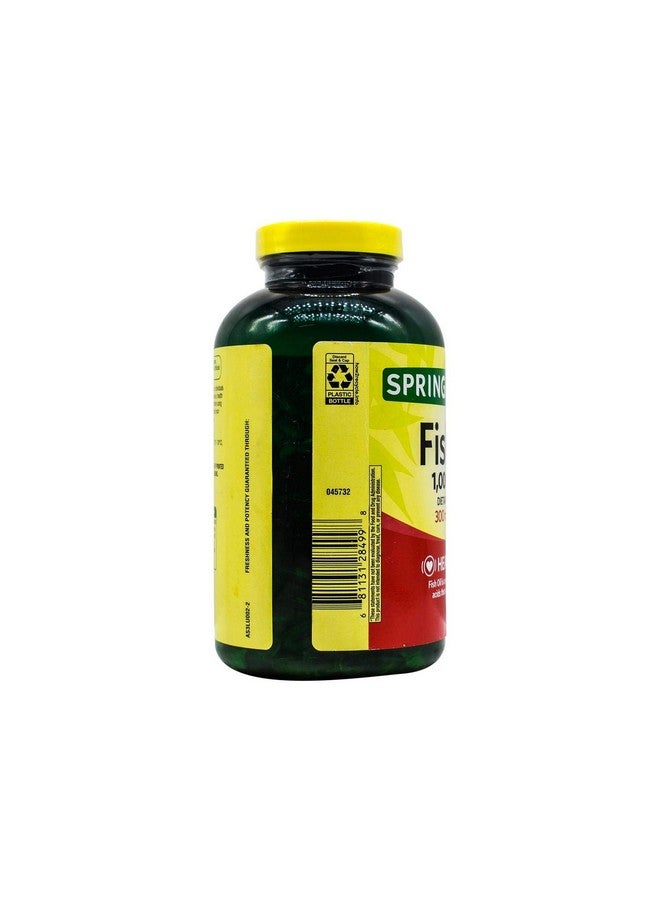 SPRING VALLEY وادي الربيع - زيت السمك 1000 ملغ، 300 كبسولة لينة - Image 4