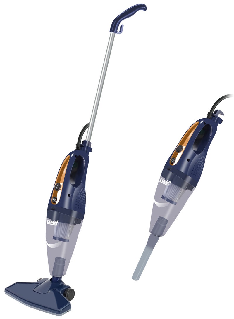 Powerful 3 in 1 16k Vacuum Cleaner Strong Suction Handheld & Stick Removable 5M Cord Lightweight 0.5L Capacity Central Filtration System Perfect for Car Home Kitchen & Hair