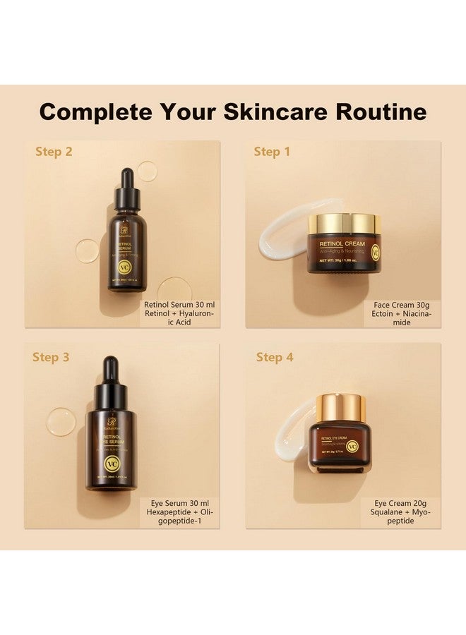 اوكادي مجموعة أوكادي ريتينول للعناية بالبشرة للسفر - مجموعة صغيرة للعناية بالوجه مع خلاصة وكريم وعلاج للعينين | روتين ترطيب مقاوم لعلامات التقدم في السن، هدايا للعناية بالبشرة مثالية للعطلات - Image 4