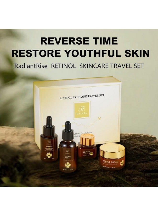 اوكادي مجموعة أوكادي ريتينول للعناية بالبشرة للسفر - مجموعة صغيرة للعناية بالوجه مع خلاصة وكريم وعلاج للعينين | روتين ترطيب مقاوم لعلامات التقدم في السن، هدايا للعناية بالبشرة مثالية للعطلات - Image 5