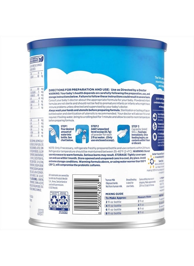 Gerber - Good Start Baby Formula Powder, GentlePro, Stage 1, Non GMO, 32 Ounce (Package May Vary) For 0 -12 Months - Image 1