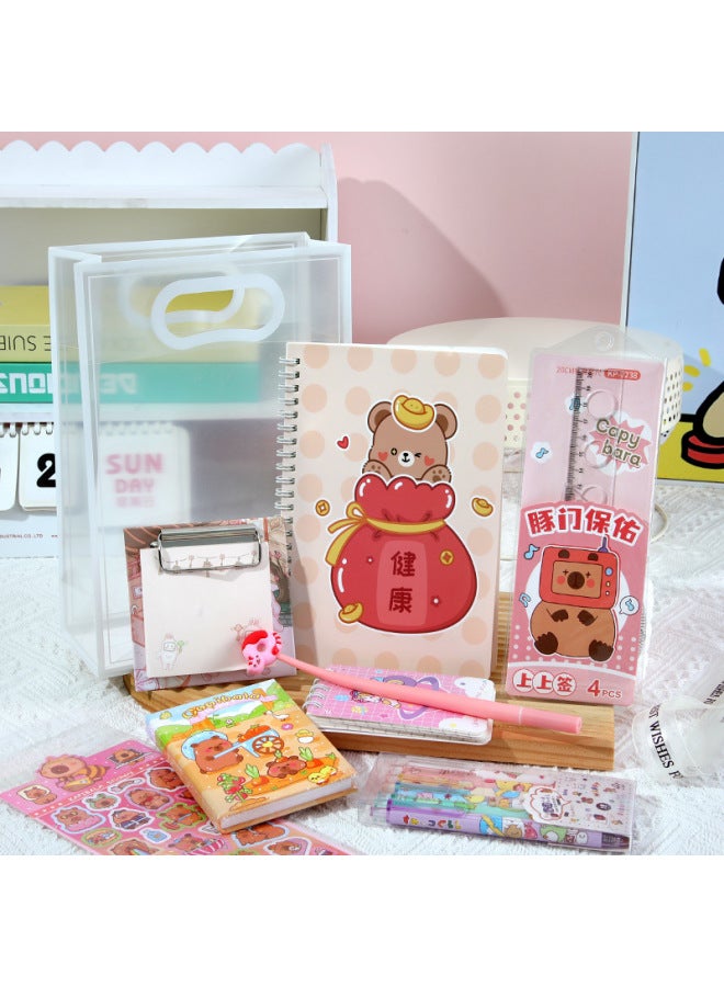 HELPS Cartoon Stationery Suit School Opening Gift Hand Account Gift Bag For Primary School Students Birthday Gift Practical Hand Gift - Image 4