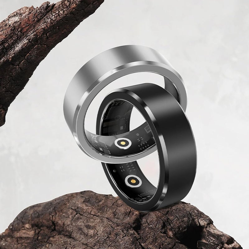 Zopsc Smart Health Ring Tracker, 50M Waterproof Fitness Ring with Bluetooth 5.1, Sleep & Sports Monitor for Men Women - Image 2
