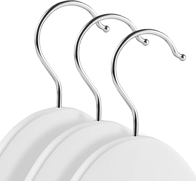 Evolluxi Lotus Wooden Hangers, Solid Wood Shirt Hangers,Dress Coat Jacket Clothes Hangers,with Extra Smooth Finish, 360 Degree Swivel Hook(Retro) (White, 24) - Image 4