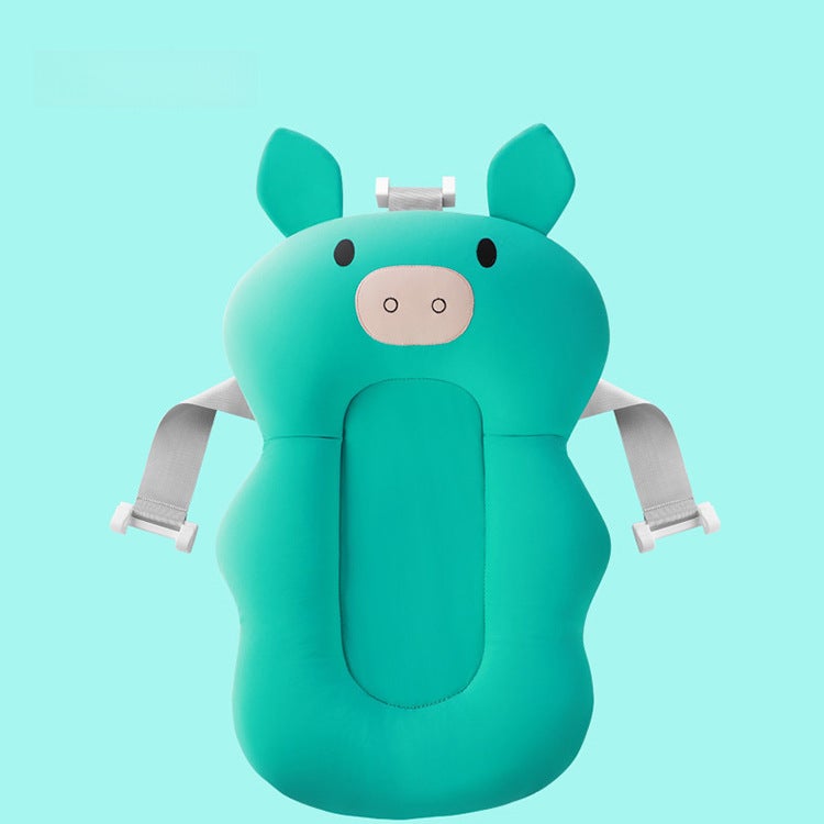 Baby Bath Mat Baby Bath Mat Suspension Bath Mat Baby Bath Mat Bath Bed Universal Factory Direct Sale(Light Blue Piglet) - Image 3