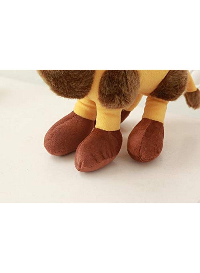 Tickles Tickles Soft Camel Toy Plush Animal Soft Stuffed for Kids (Color: Brown & Yellow Size: 25 cm)  - Image 3