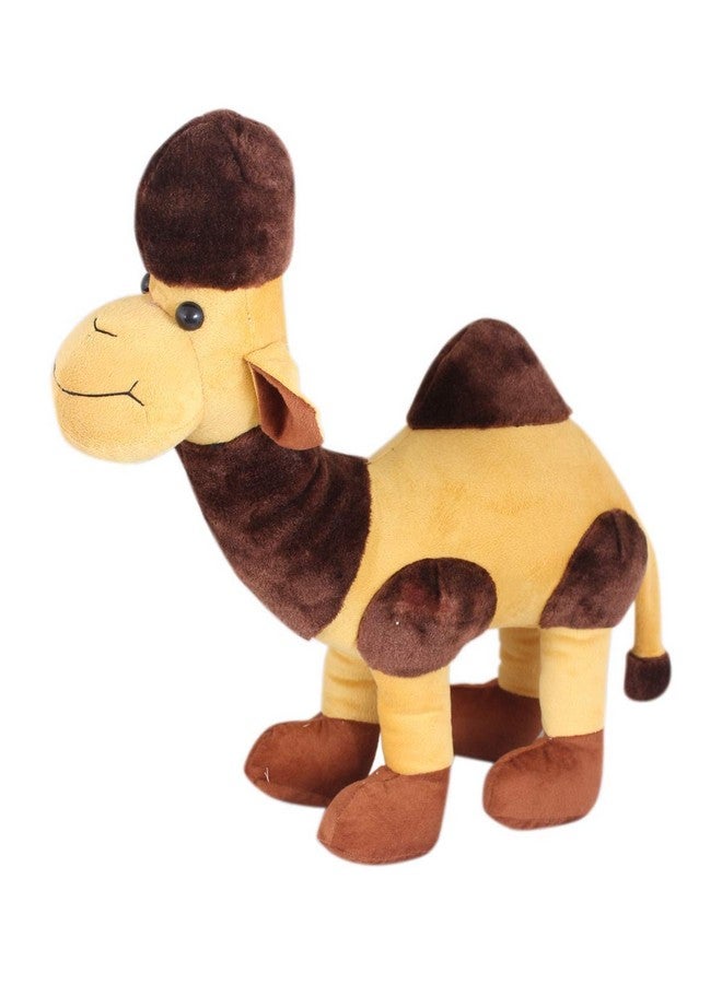 Tickles Tickles Soft Camel Toy Plush Animal Soft Stuffed for Kids (Color: Brown & Yellow Size: 25 cm)  - Image 1