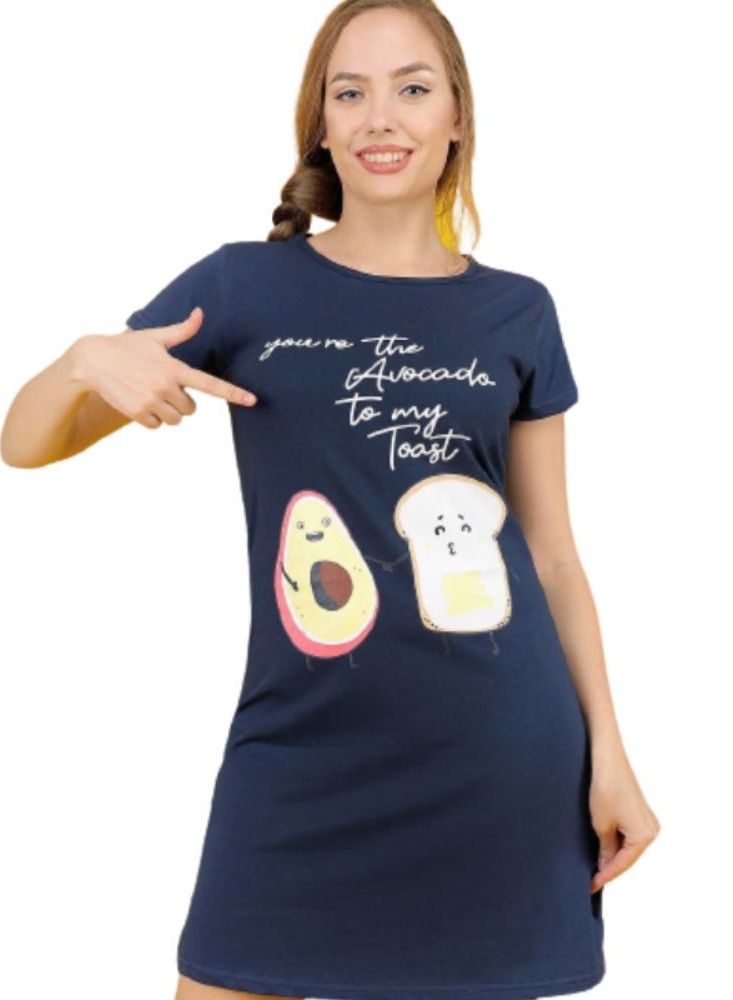 جنة فستان نوم قطن