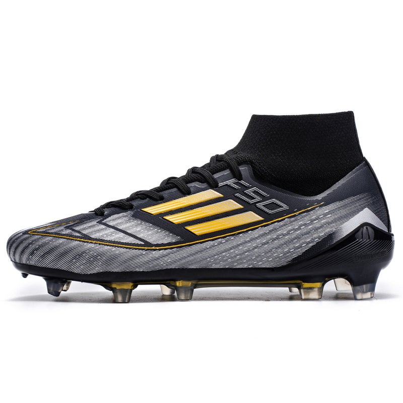 F50 Unisex Football Shoes – High Top Anti-Slip Rubber Cleats for Adults - Image 1
