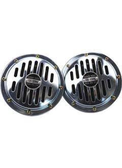Space External horn 12v relayless super tone large chrome set / SSKO71 