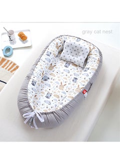 Generic Portable Anti-Pressure Baby Nest Bed - Removable and Washable Mid-Size Crib 