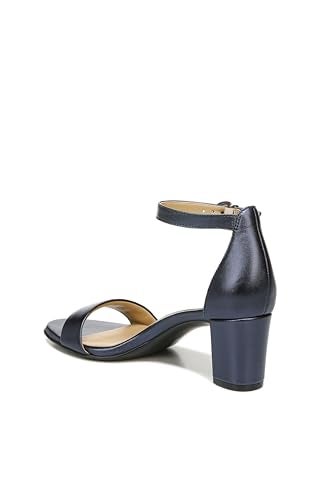 Naturalizer Womens Vera Ankle Strap Block Heel Dress Sandal French Navy 13 M - Image 4