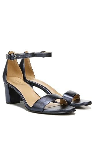 Naturalizer Womens Vera Ankle Strap Block Heel Dress Sandal French Navy 13 M - Image 3