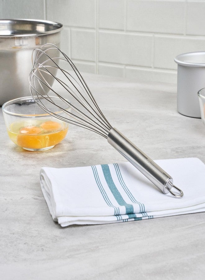 ريستورنت وير مضرب سلكي من الفولاذ المقاوم للصدأ مقاس 12 بوصة من ريستورانت وير - مضرب مطبخ ألماني قياسي بمقبض مريح، آمن للغسل في غسالة الأطباق - مضرب فرنسي متين للطبخ وخلط العجائن السميكة والصلصات - Image 4