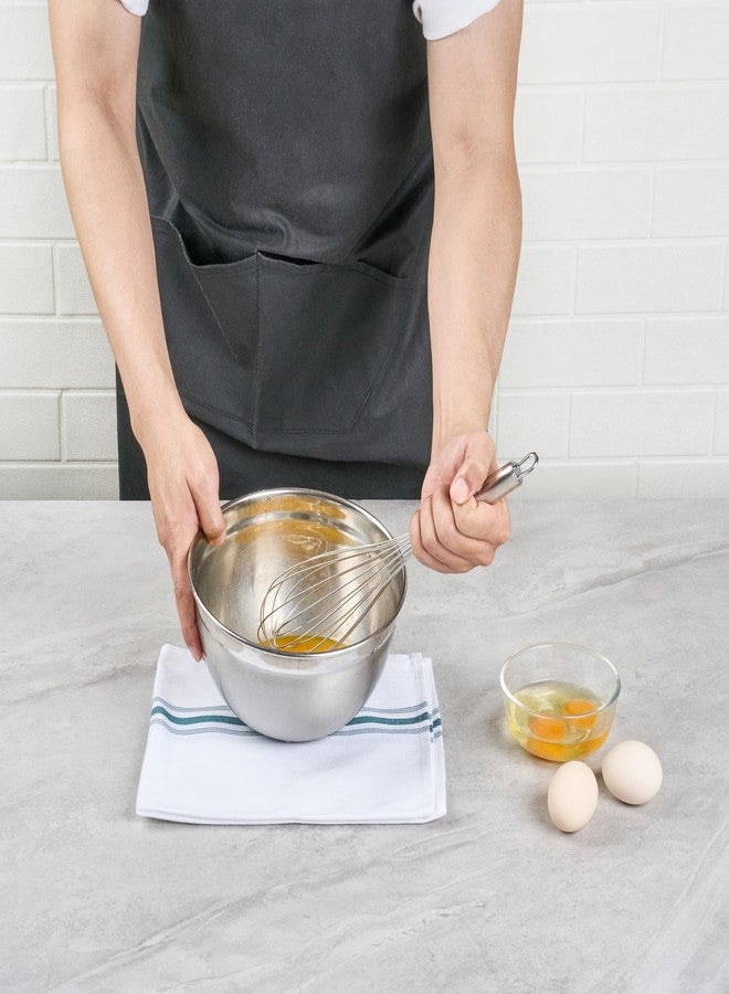 ريستورنت وير مضرب سلكي من الفولاذ المقاوم للصدأ مقاس 12 بوصة من ريستورانت وير - مضرب مطبخ ألماني قياسي بمقبض مريح، آمن للغسل في غسالة الأطباق - مضرب فرنسي متين للطبخ وخلط العجائن السميكة والصلصات - Image 5