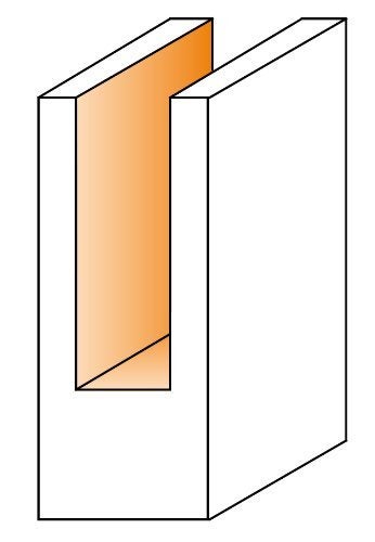 CMT ORANGE TOOLS CMT 812.595.11, Straight Bit, 1/2-Inch Shank, 3/8-Inch Diameter,Orange - Image 3