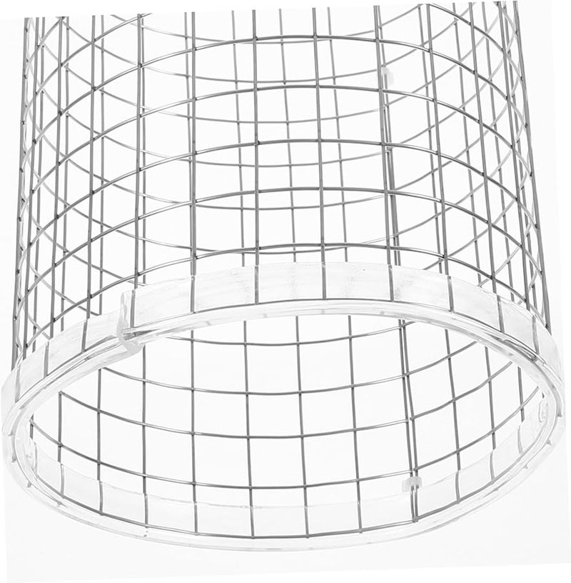 مخروط تربية أسماك حوض الحديد شبكة برميل التفريخ حاضنة الجمبري شبكة عزل واقية لأسماك الأنجل - Image 4