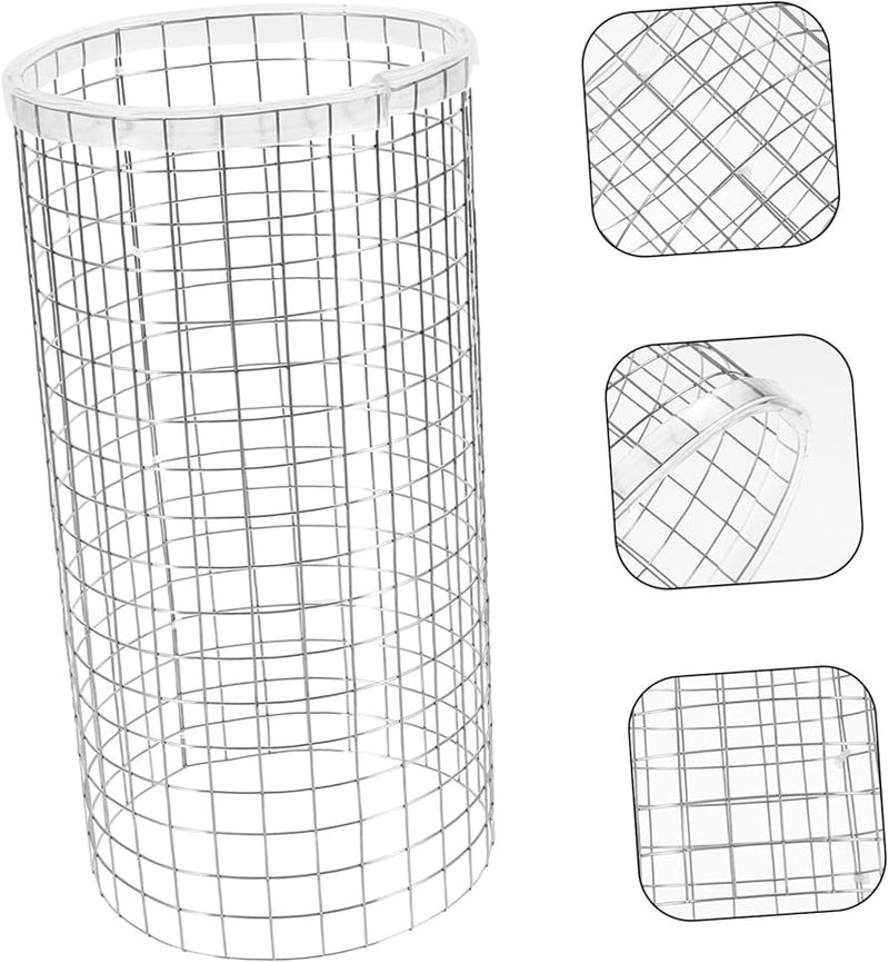 مخروط تربية أسماك حوض الحديد شبكة برميل التفريخ حاضنة الجمبري شبكة عزل واقية لأسماك الأنجل - Image 1