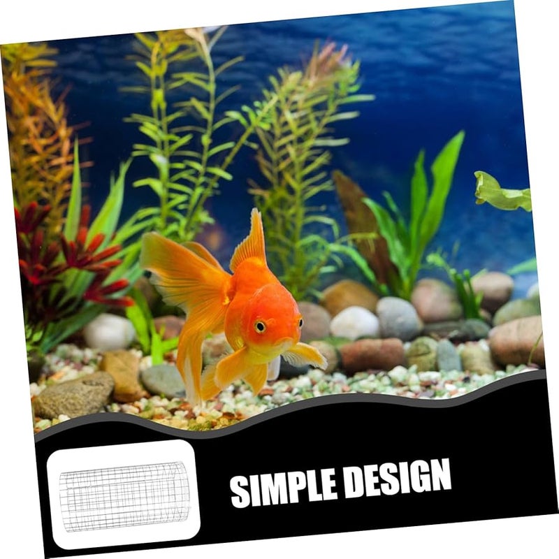 مخروط تربية أسماك حوض الحديد شبكة برميل التفريخ حاضنة الجمبري شبكة عزل واقية لأسماك الأنجل - Image 3