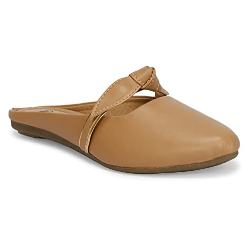 Denill Comfortable, Stylish Bellies for Women and Girls UK- 4 Beige - Image 1