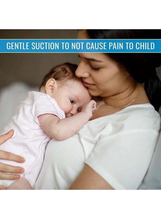 Briggs DMI Baby Nasal Aspirator, Ear Syringe, Clears Airway & Nasal Passages, Gentle Suction, Portable & Lightweight, Doubles as Earwax Removal Tool, Blue - Image 5