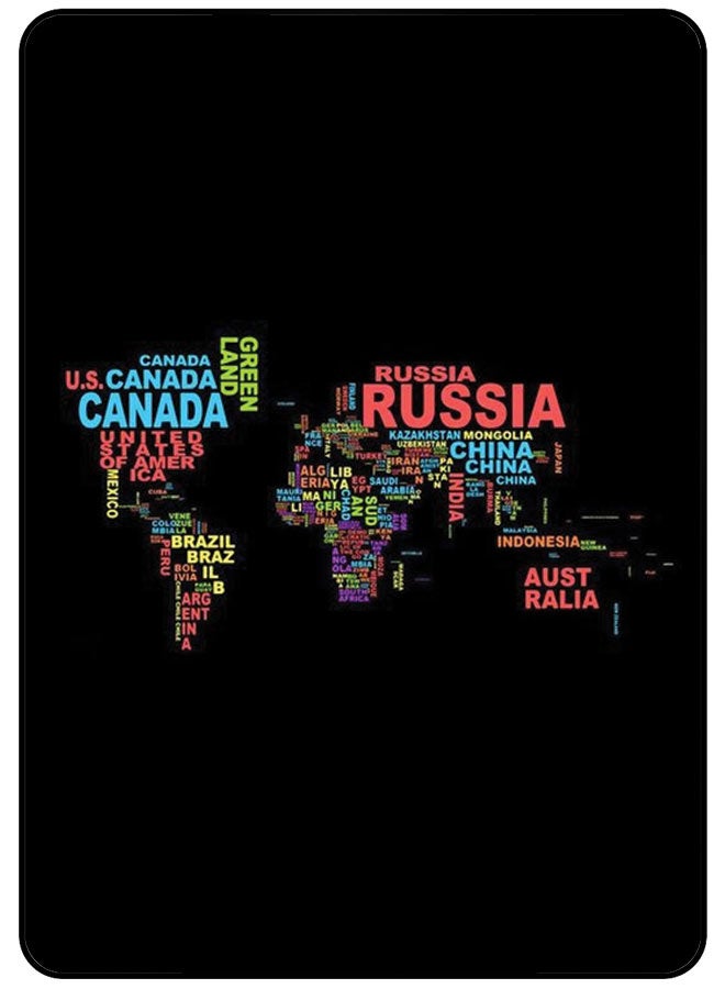 EYE CATCH Protective Case Cover For Samsung Galaxy Tab S9 Plus Map - Image 1