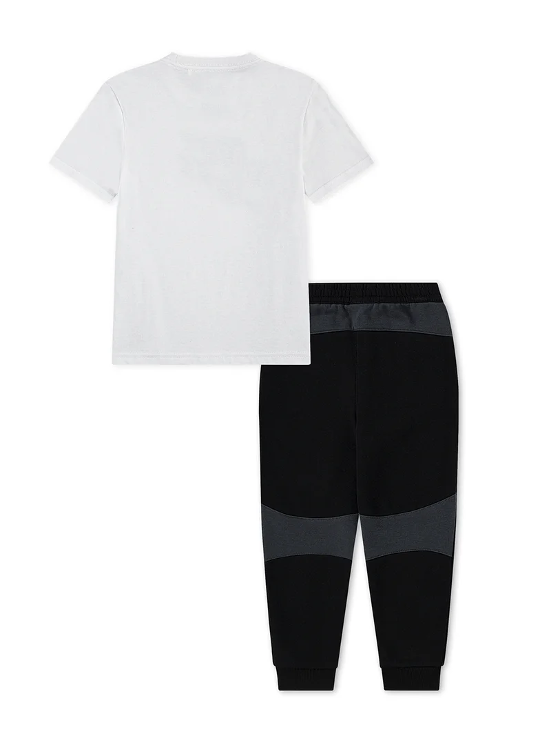 Nike Kids Fleece Short-Sleeve T-Shirt & Pant Set