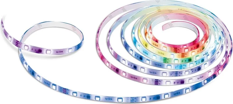 TP-LINK Tapo L920-5, Multi-Color Smart Wi-Fi LED Strip, Wi-Fi App Control RGBW Multi-Color LED Strip, PU Coating, Sync with Music, Works with Alexa and Google Home and Apple HomeKit