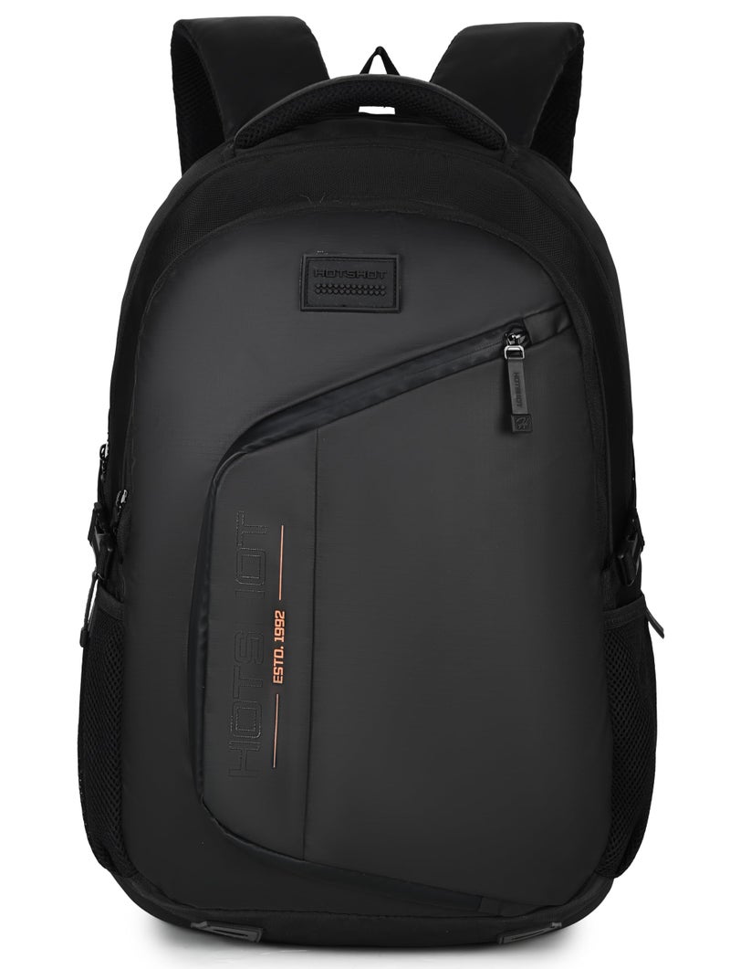 HOT SHOT Large 35 L Laptop Backpack HOTSHOT 1356 DYNAMIC SERIES|Officebag|Laptop Backpack|Chest Strap|Specsholder|15.6 inch (Black) - Image 2