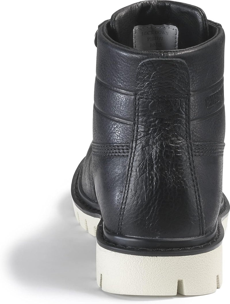 Caterpillar Basis Ankle-High Fashion Boot for Boys - Durable Leather with Lace-Up Closure - Image 3