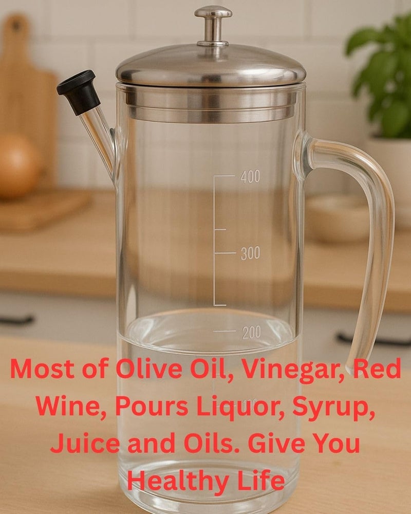 DiBha Acrylic Leaf Proof Oil Bottle, Oil Dispenser, Oil Container For Daily Use in Kitchen, Color- White (Capacity-500ml) - Image 5