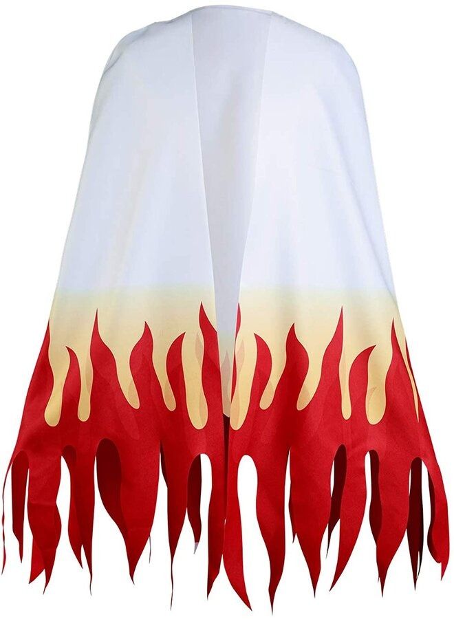 Rengoku Kyojuro Cloak Large – Multicolour Cosplay Cape (70×60 cm)