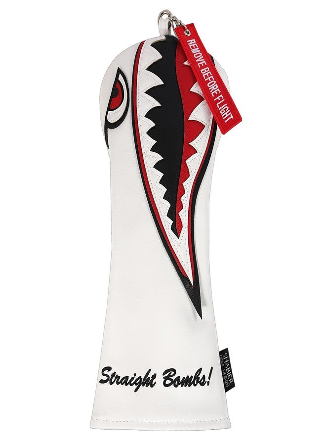 SHABIER New Flying Tiger Warshark Golf Head Cover for Golf Head Club Available for Driver/Fairway/Hybird Club (Fairway Cover) - Image 1