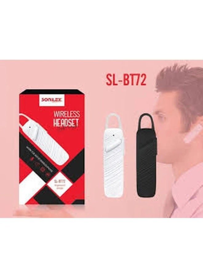 Sonilex SL-BT72 Wireless Headset, White
