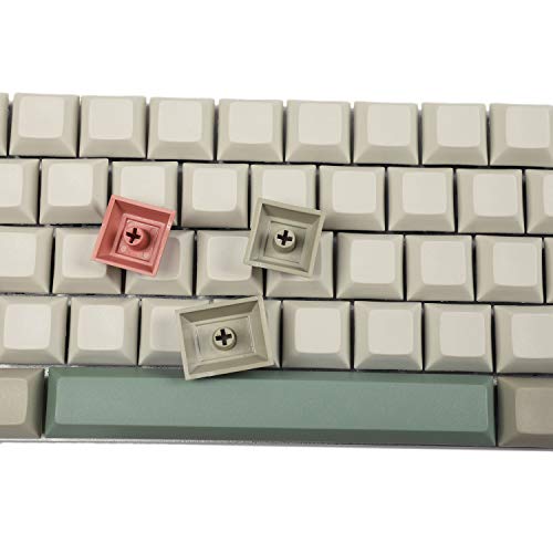 YMDK DSA Profile 9009 Blank 61 64 68 ANSI Keycap Thick PBT Keycap Set for MX Mechanical Keyboard GH60 XD64 GK64 Tada68 (61 64 68 Blank No Legend)(Only Keycap) - Image 5