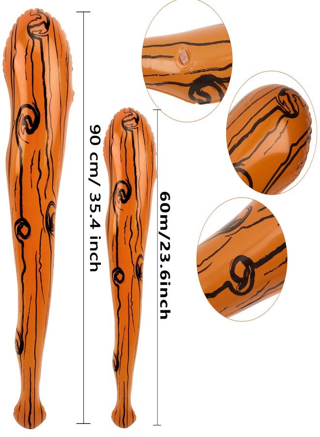 Fahacop 16 Pcs Inflatable Caveman Stick Blow up Baseball Bat Caveman Stick for Cosplay Birthday Holiday Caveman Themed Party Supplies - Image 2