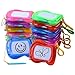 Plzoslly 12 Pack Mini Magnetic Drawing Board for Kids Small Magnetic Doodle Board Set Backpack Keychain Clip Drawing Board Erasable Sketch and Painting Pad for Party Favor Boys and Girls6 Colors - Image 2