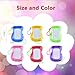 Plzoslly 12 Pack Mini Magnetic Drawing Board for Kids Small Magnetic Doodle Board Set Backpack Keychain Clip Drawing Board Erasable Sketch and Painting Pad for Party Favor Boys and Girls6 Colors - Image 4
