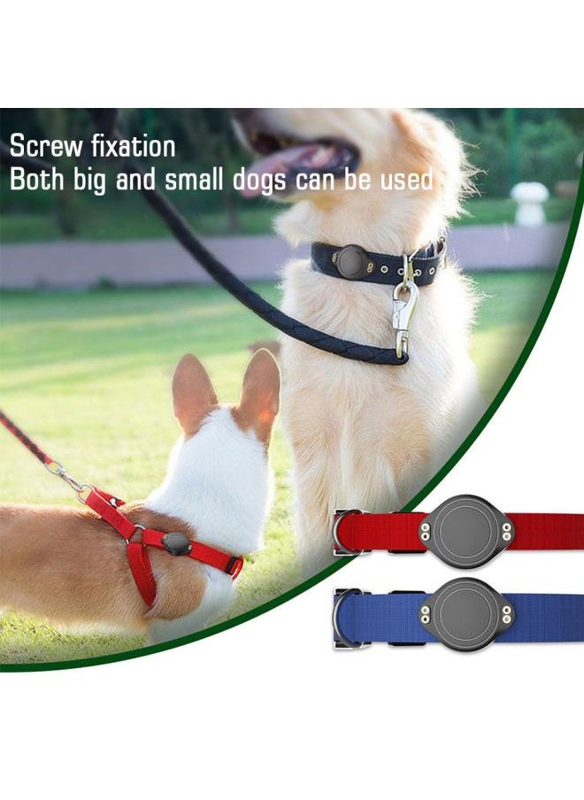 Generic - Applicable To For Apple Airtag Protective Case IPX8 Waterproof Pet Collar Locator Tracker All-inclusive Protective Case-Color:Blue - Image 1