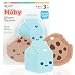 Nuby Chocolate Chip Cookie and Milk Baby Teether for Teething Comfort Silicone Teether for Babies Soothes Sore Gums 3 Months - Image 2
