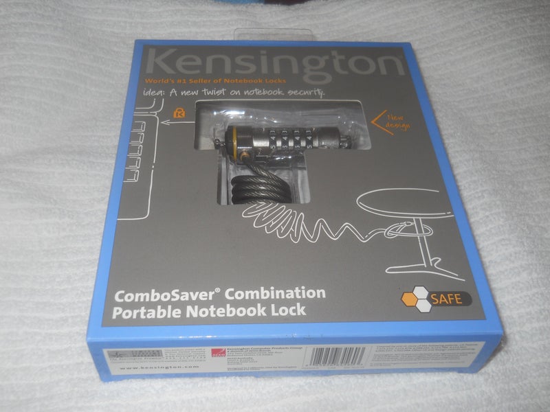 Kensington K64560US ComboSaver Portable Notebook Computer Lock - Image 1