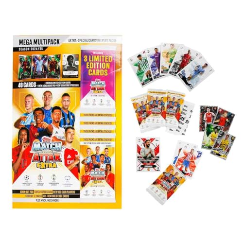 Topps Match Attax Extra 2025 - Mega Multipack - 52 Cards, Including 3 Random X Factor LE Cards and an Exclusive Signature Style Pro-View Card! - Image 4