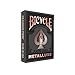 Bicycle Black and Rose Gold Metalluxe Playing Cards Premium Foil Metalluxe Deck Classic Poker Size Collectible Luxury Design Great for Game Night Gifting and Stocking Stuffer - Image 2
