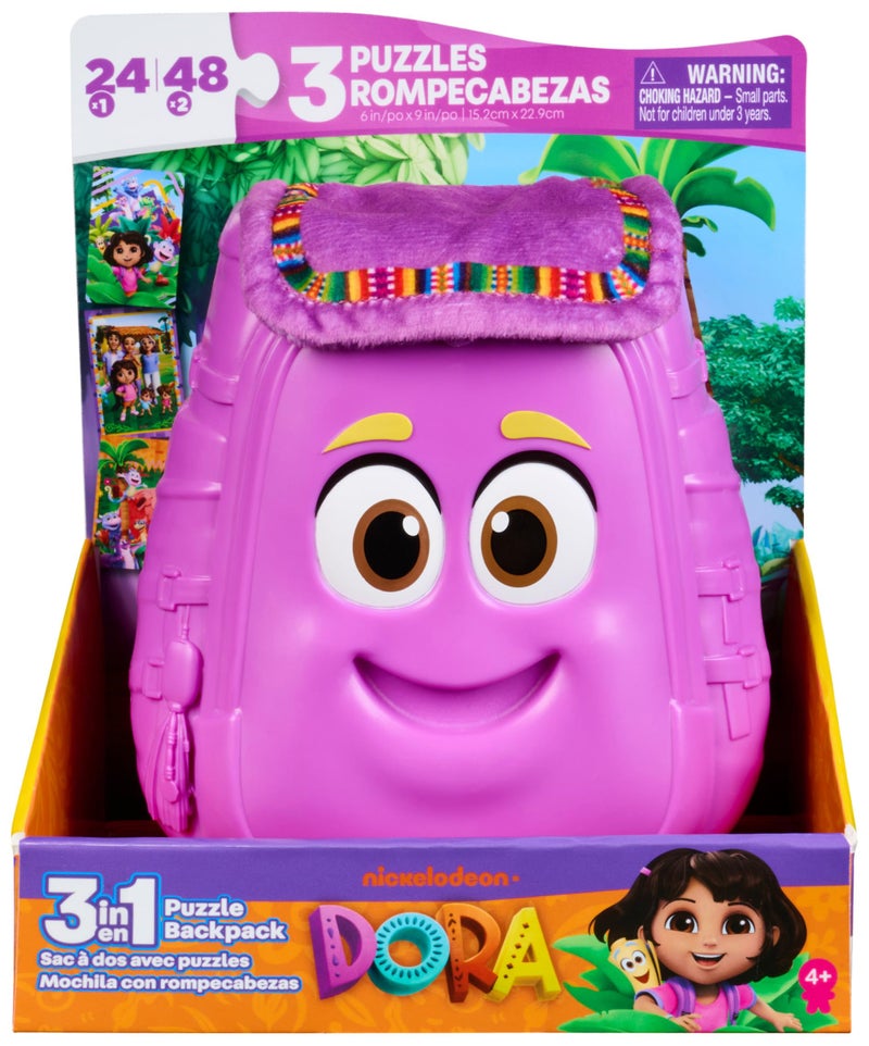 Spin Master Games 3in1 Panoramic Dora Puzzle 24 48 Pieces Kids Puzzle Screenless STEM Activity Kids Toys for Girls Boys for Ages 4 Up - Image 3