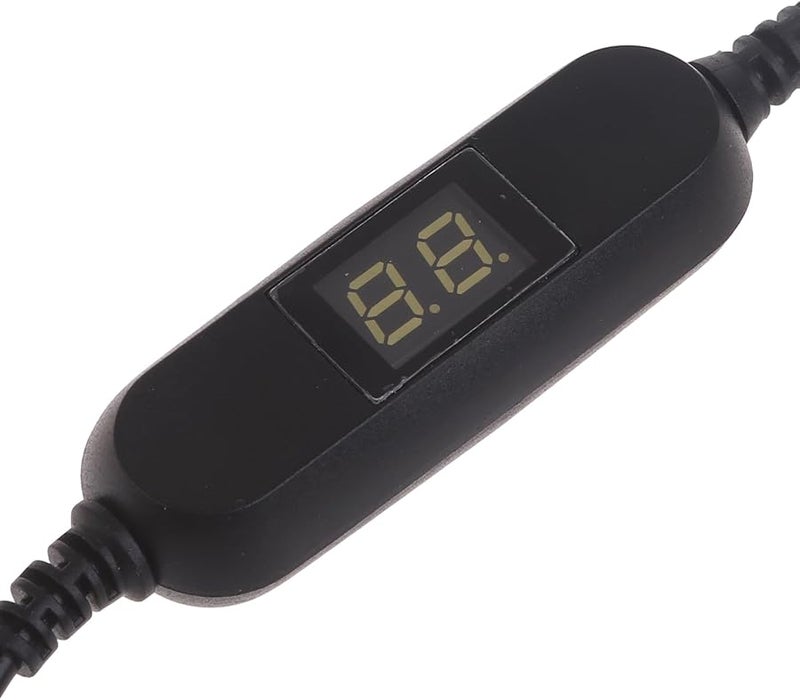 USB C To 1 5V 12V Adjustable Voltage Display Cable 50cm Battery Eliminator For Toy Game LED - Image 4