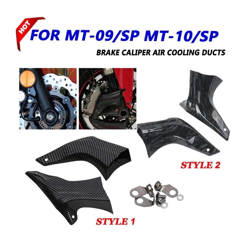 Brake Caliper Air Cooling Ducts For MT09 MT10 SP Tourer 2022 2023 2024 B Left Side - Image 3