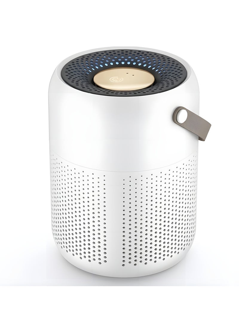 Beauenty Air Purifier, H13 HEPA Air Purifier, Portable Purifier, 3-in-1 Filter, 99.7% Air Cleaner, 4 Operating Modes, Air Quality Detect, Night Light, Max 216 sq.ft, Type-C Plug, Low Noise, Filter Replace - Image 1