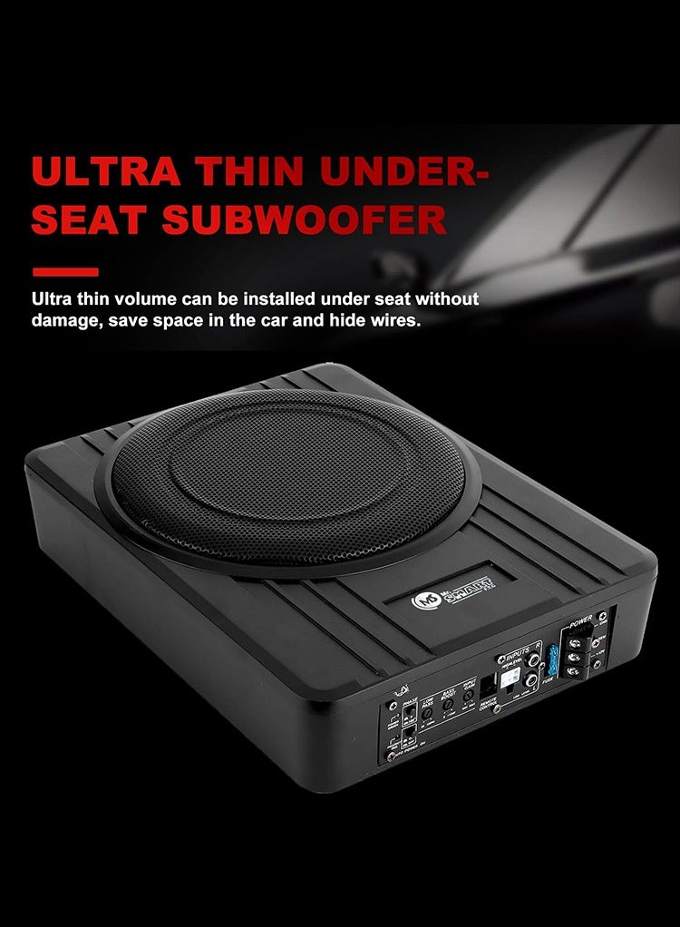 MR.SMART Mr. Smart Under-Seat Car Subwoofer, 3200 Watts Max Power, 50-150Hz Low Pass Filter - Image 2
