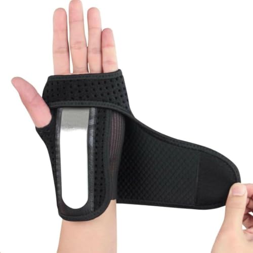 Cetaplast Premium Wrist Support Brace With Steel Plate Splint & Breathable Mesh – Adjustable Compression Strap For Wrist Pain Relief, Carpal Tunnel, Sprain, Injury & Sports Protection Left Hand - Image 1